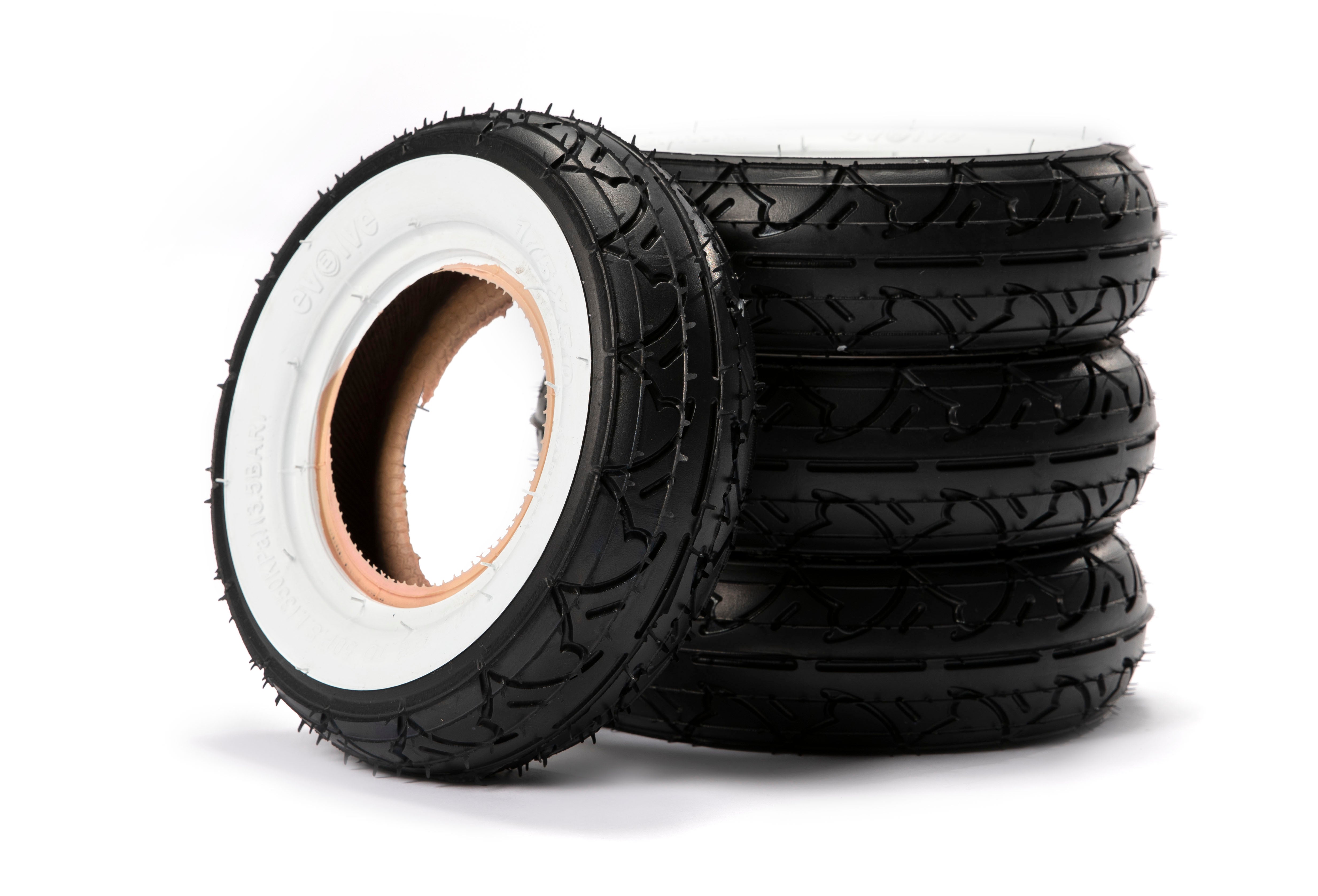 White Wall All Terrain Tyres (175mm / 7