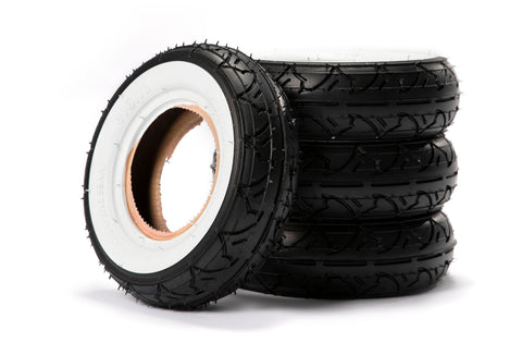 White Wall All Terrain Tyres (175mm / 7") (Set of 4)